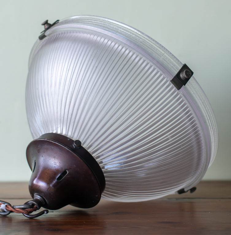 Holophane Large 2 Part Pendant Light