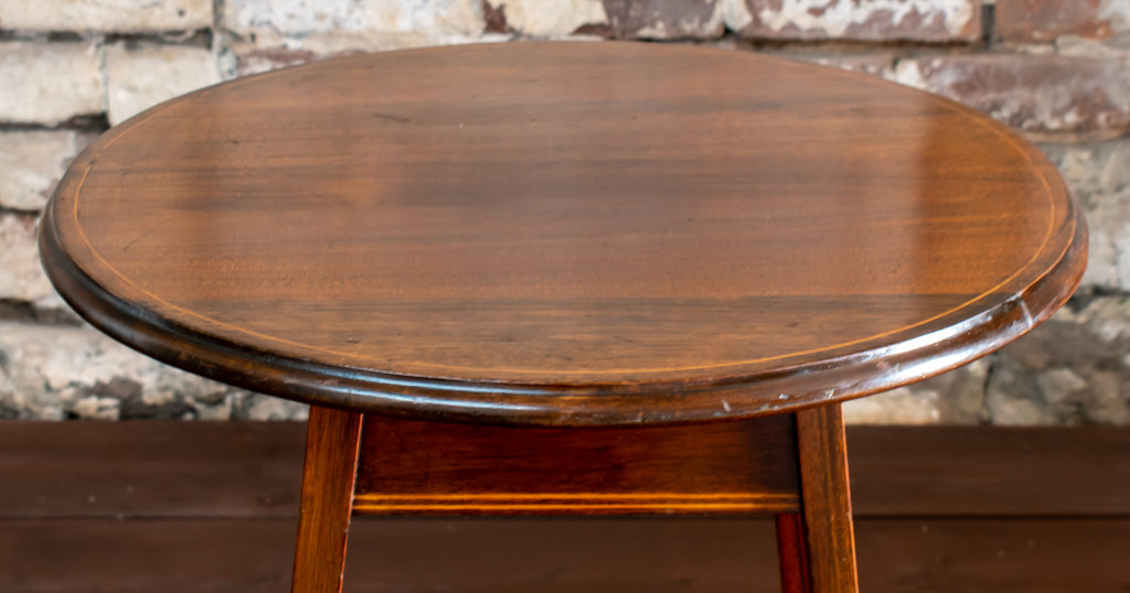Arts & Crafts Inlaid Side Table