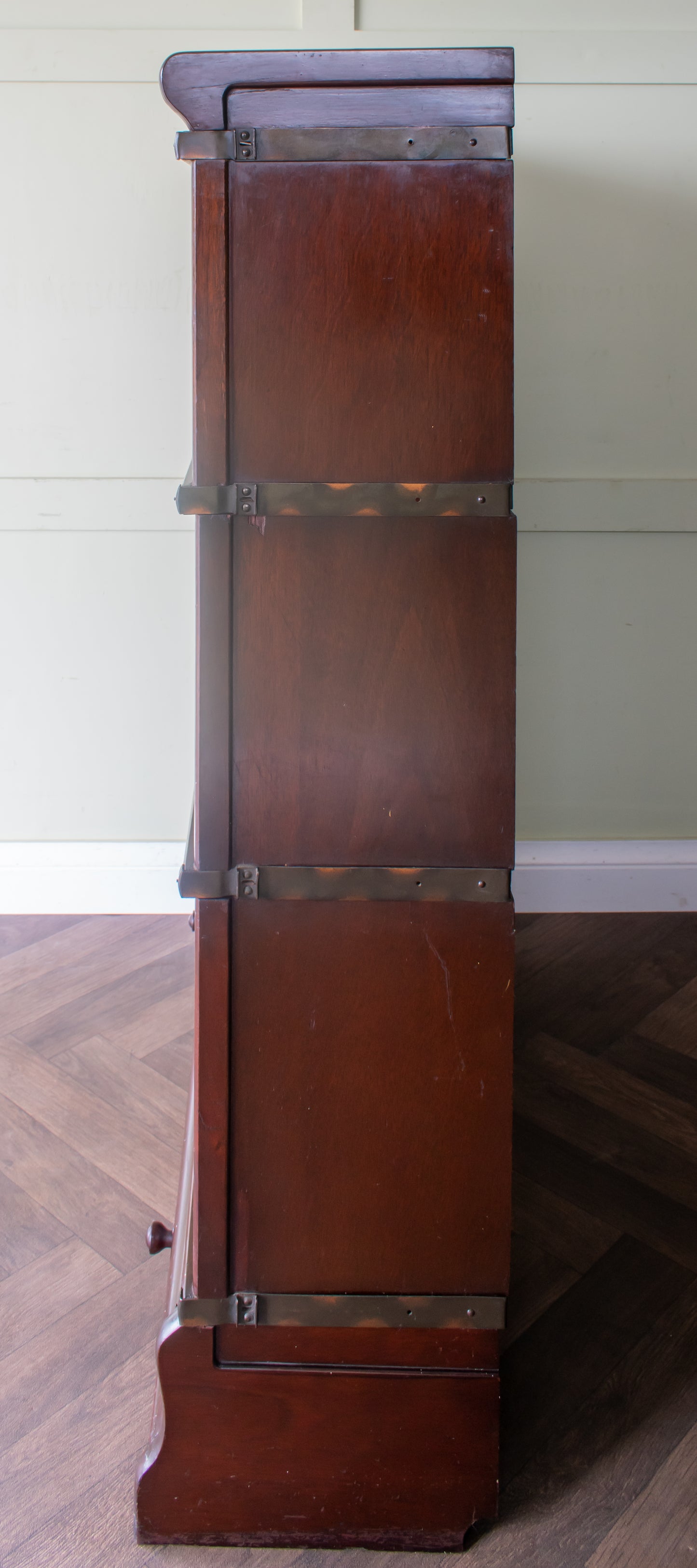 Globe Wernicke 3-Tier Leaded Sectional Barristers Bookcase