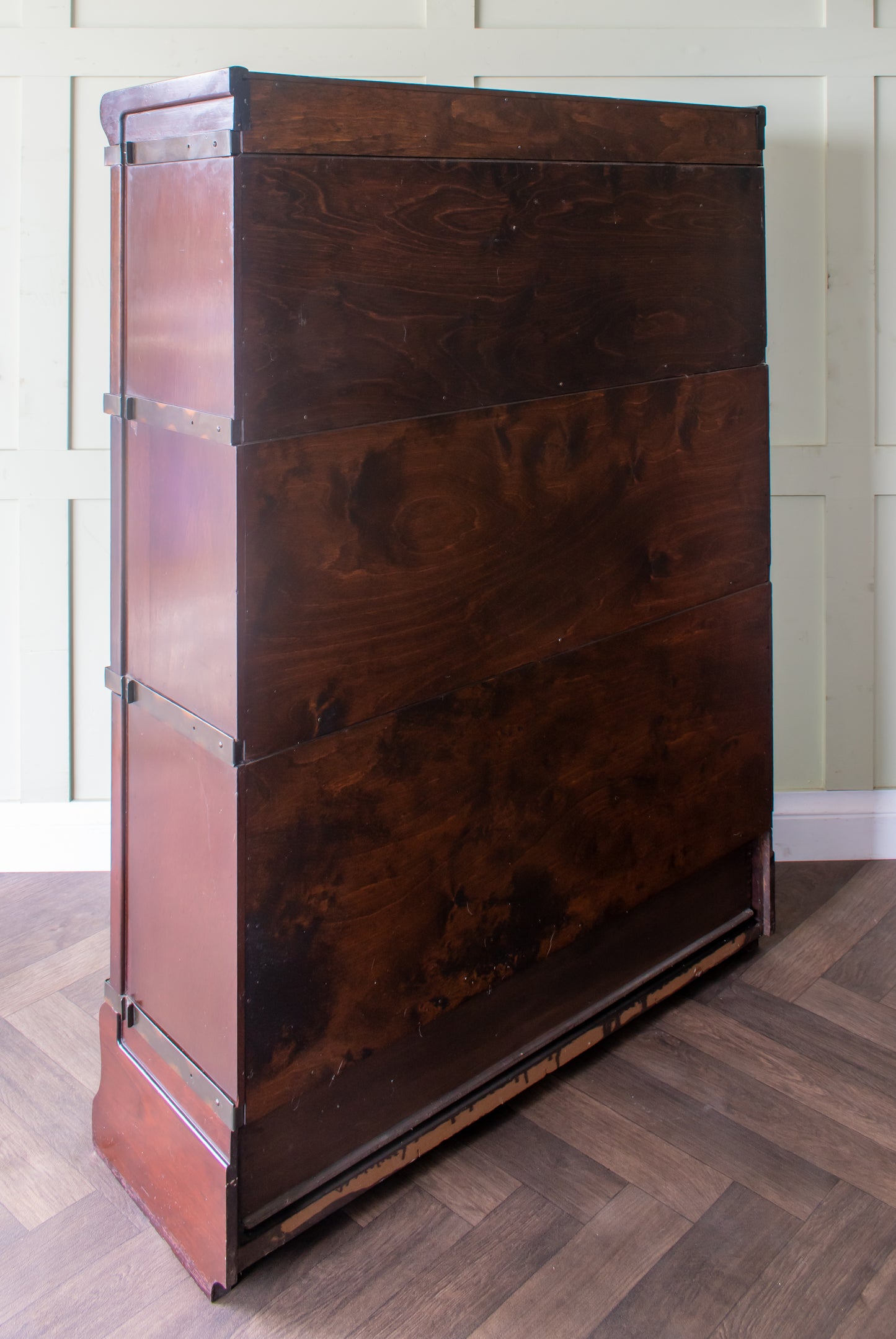 Globe Wernicke 3-Tier Leaded Sectional Barristers Bookcase