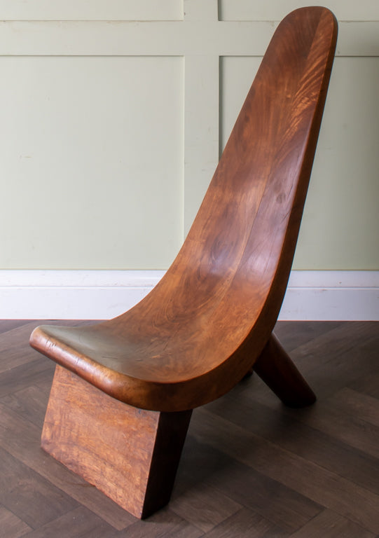 Carved West African Tribal Lobi Chair – Factory Interiors