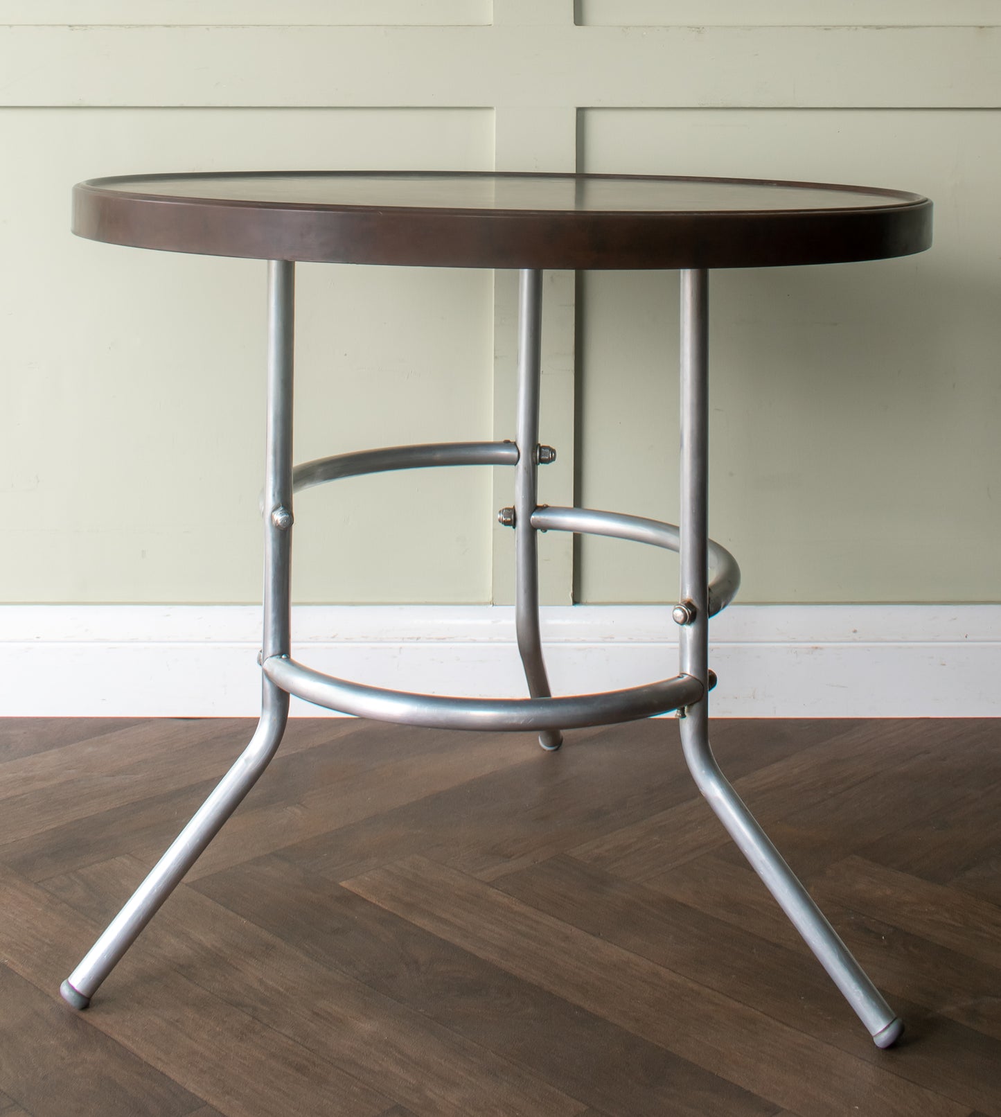 Modernist Mahbro Bakelite/ Aluminium Side Table