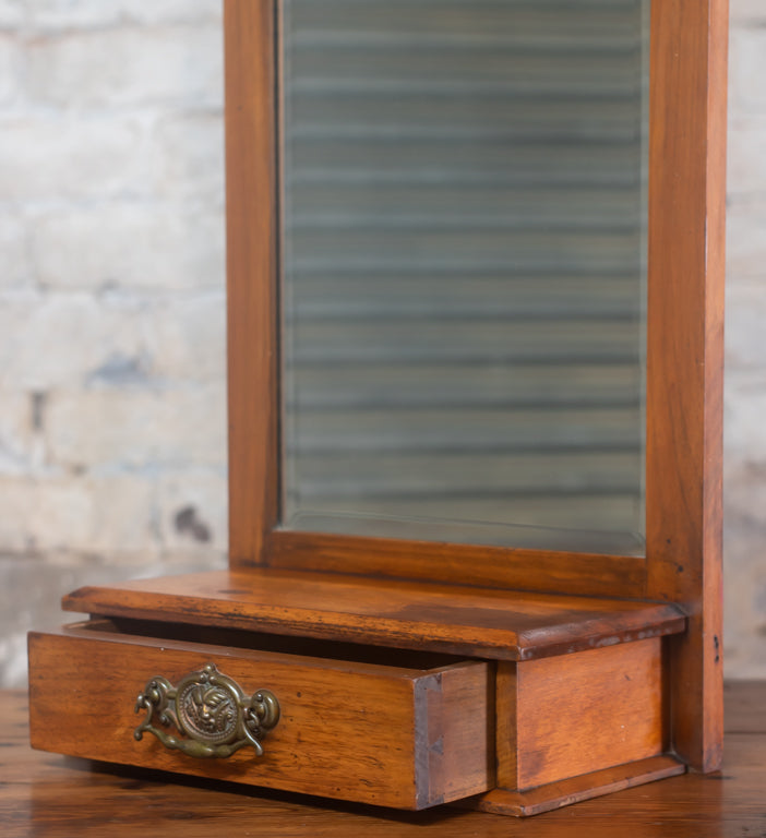 Arts & Crafts Wall Mounted Hall/ Valet Mirror