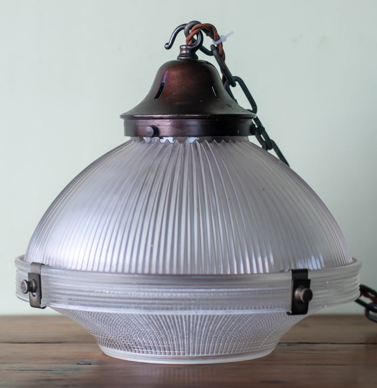 Holophane Large 2 Part Pendant Light