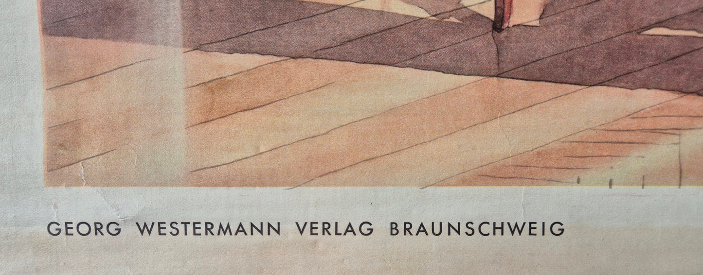 Westermann Verlag Jugendstil Art Nouveau Canvas Wall Hanging