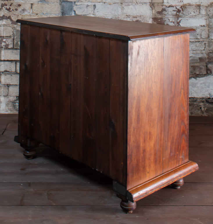 Arts & Crafts Oak Chest of 2 Over 2 Drawers