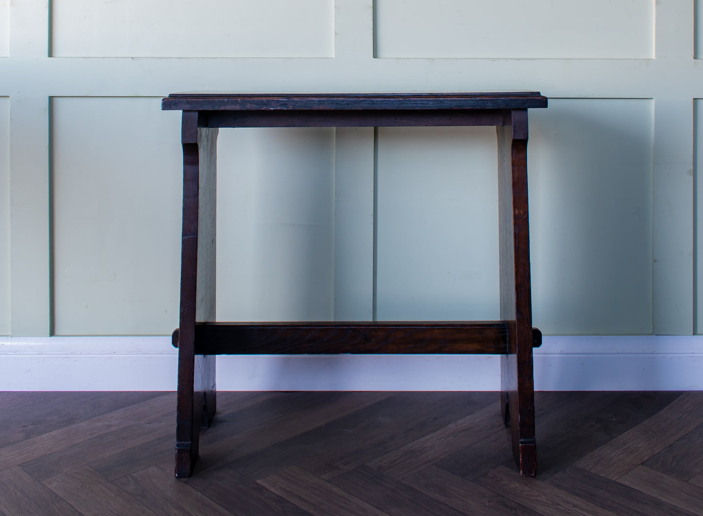 Oak Church Organ Player Bench/ Stool