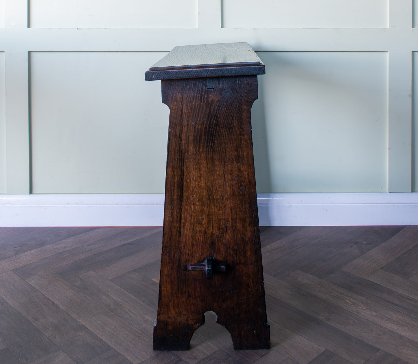 Oak Church Organ Player Bench/ Stool