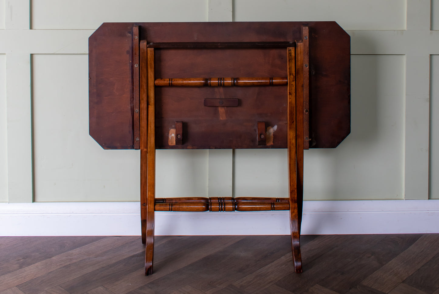 Edwardian Beech Folding Coaching/ Campaign Table