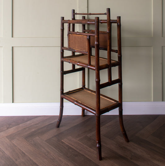 Late Victorian Bamboo Magazine Rack