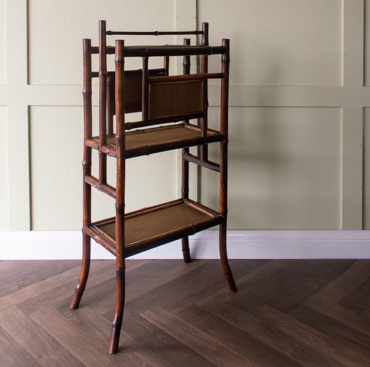 Late Victorian Bamboo Magazine Rack