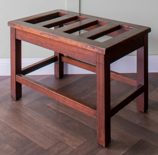 Bath Cabinet Makers Queens Hotel Leeds 1937 Oak Luggage Rack
