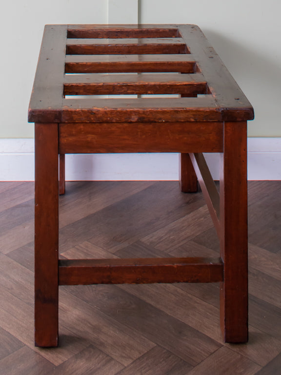 Bath Cabinet Makers Queens Hotel Leeds 1937 Oak Luggage Rack