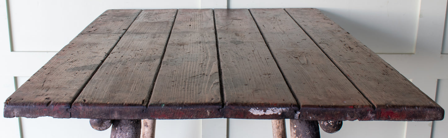 Rustic French Plank Top Table