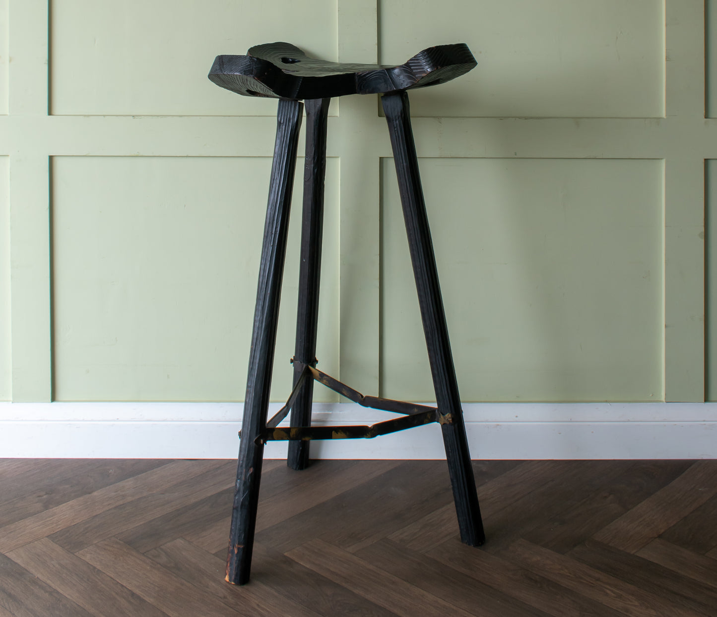 Trio of Spanish Brutalist Stools