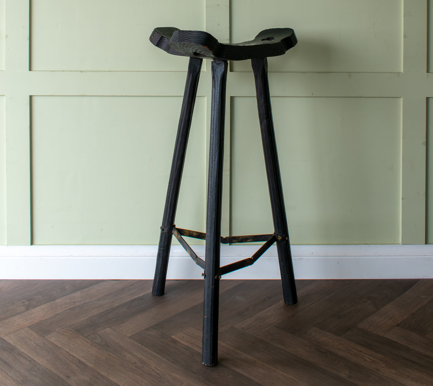 Trio of Spanish Brutalist Stools