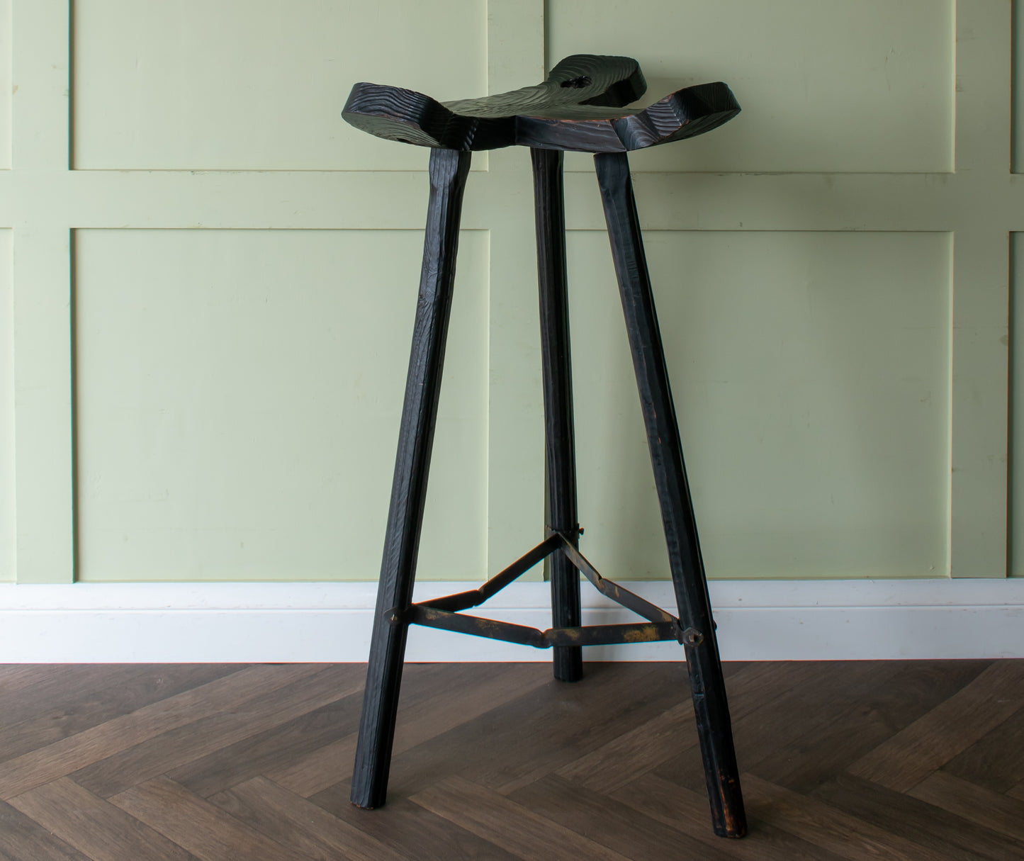 Trio of Spanish Brutalist Stools