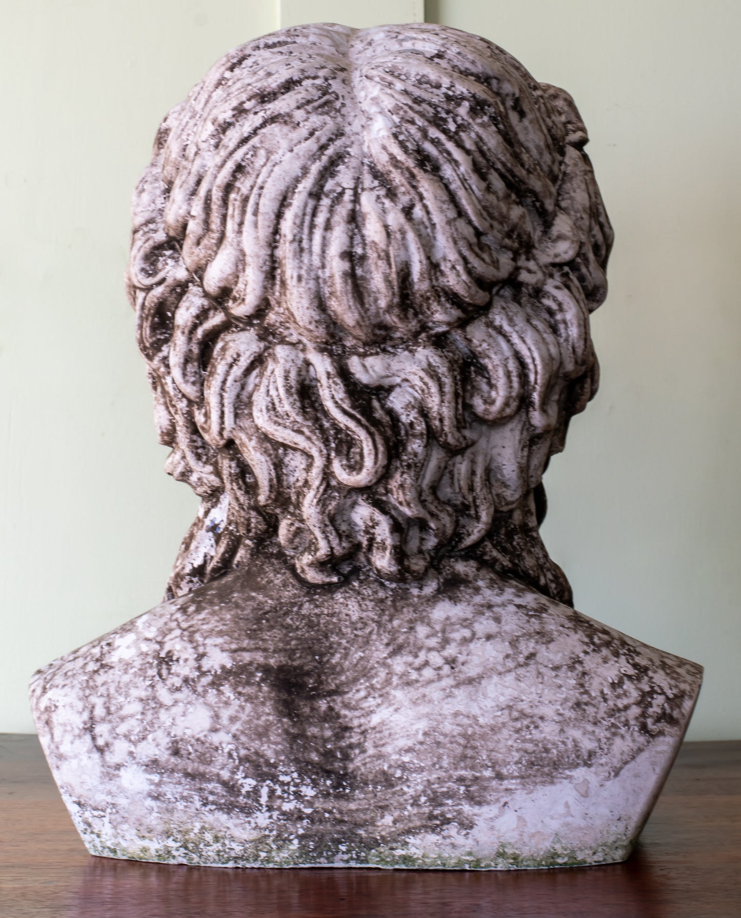 Cast Stone Bust of Zeus