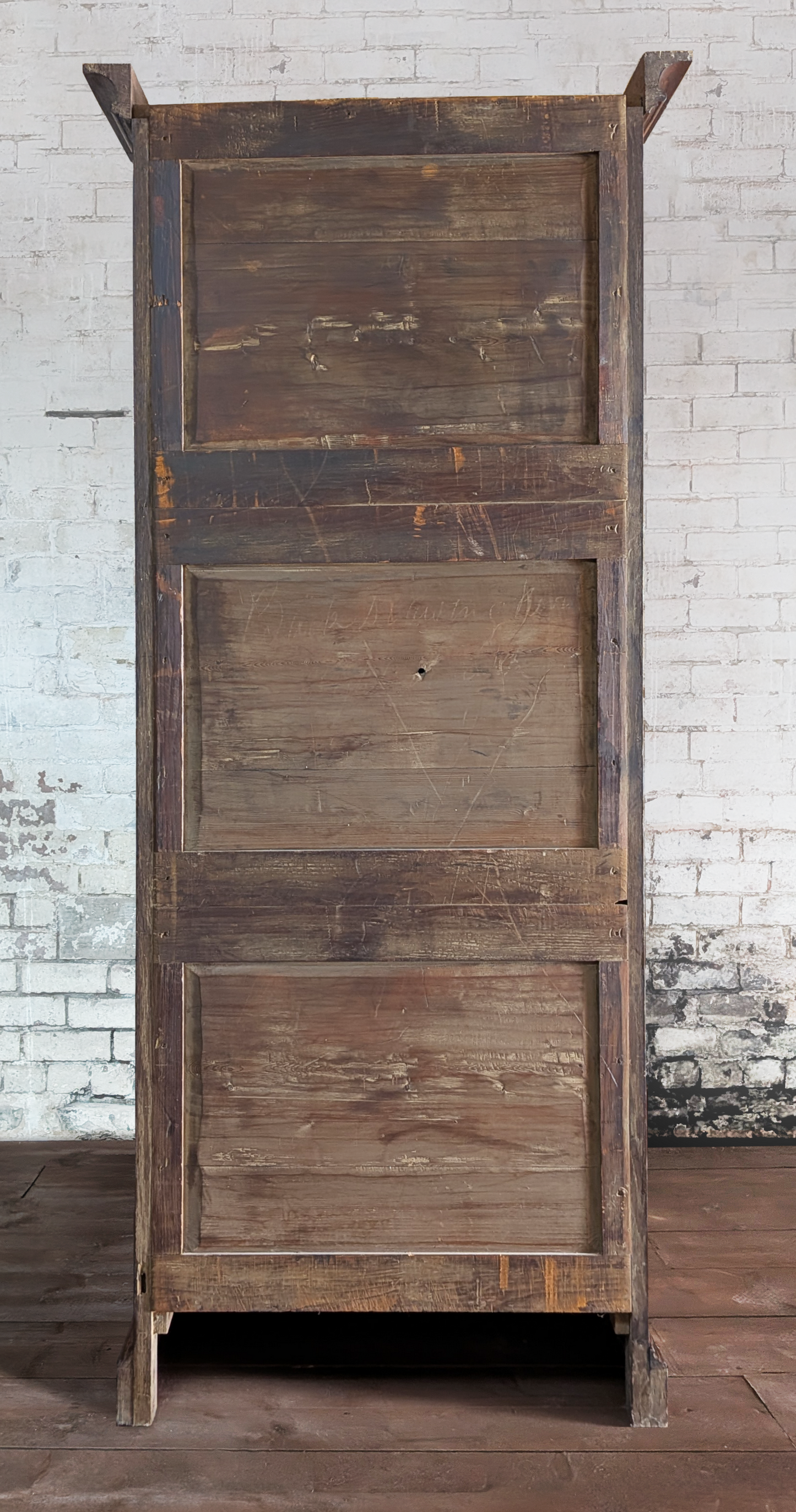 Edwardian Oak Single Hall/ Bedroom Wardrobe Cupboard