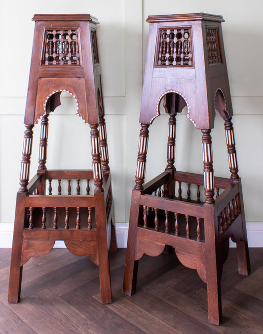 Pair of Syrian Plantstands/ Jardiniere
