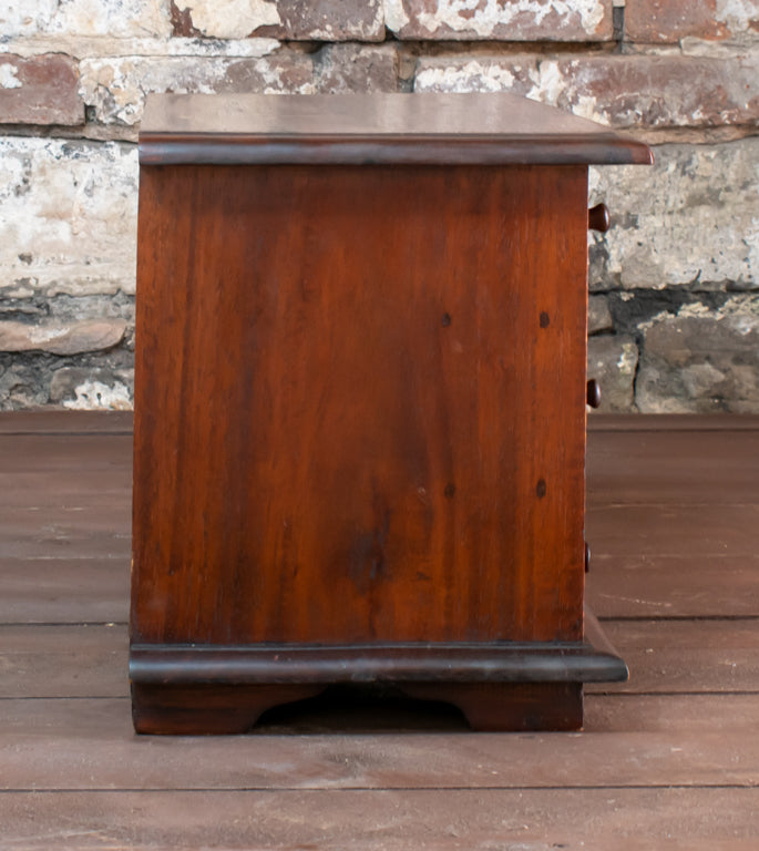 18-Drawer Mahogany Tabletop Apothecary/ Chemist/ Spice Cabinet