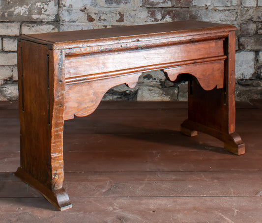 17thC. Oak Pegged French Provincial Bench
