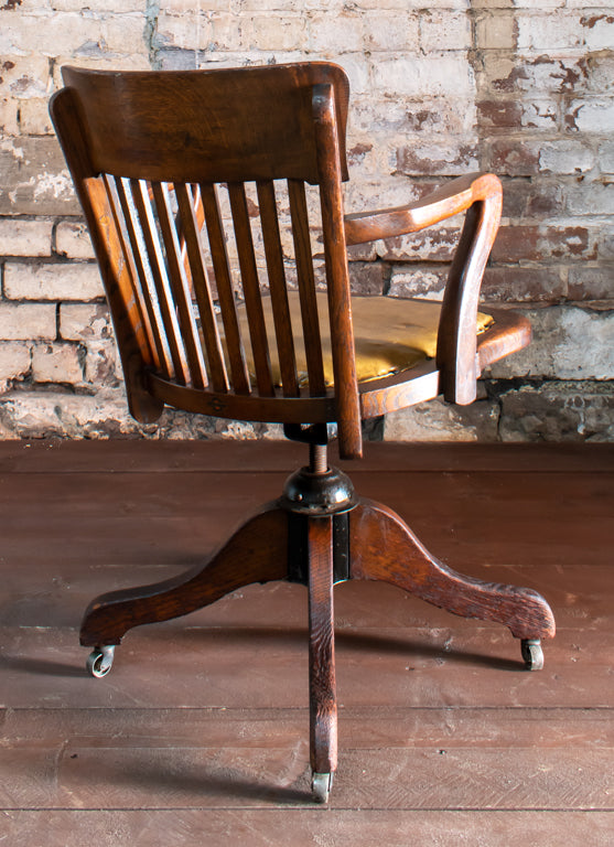 Bell Barn George V Oak Swivel Office Chair