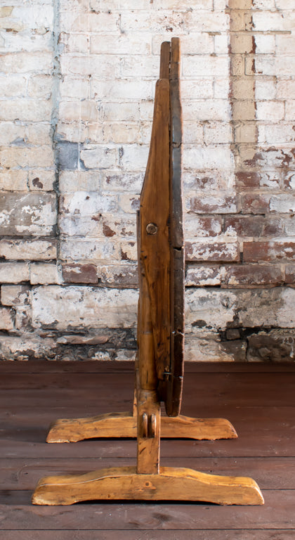 19thC. French Tilt Top Vendange Wine Tasting Table