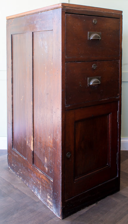 Hobbs & Co. Bankers/ Clerks Drawers Filing/ Safe Cabinet