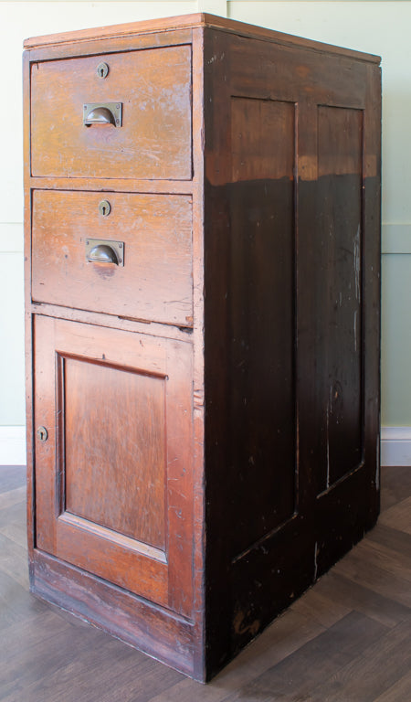 Hobbs & Co. Bankers/ Clerks Drawers Filing/ Safe Cabinet