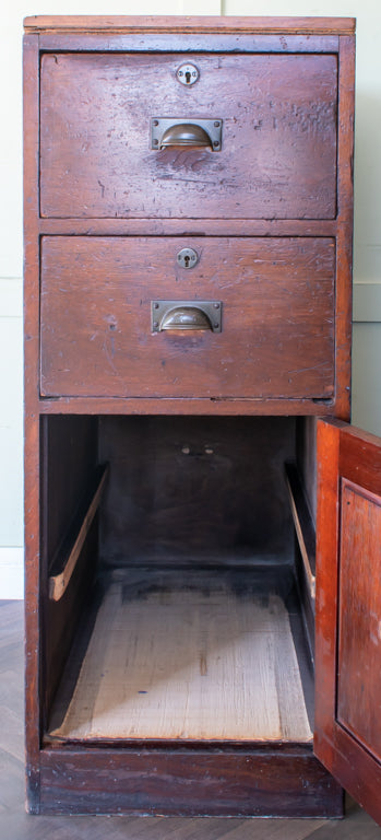 Hobbs & Co. Bankers/ Clerks Drawers Filing/ Safe Cabinet