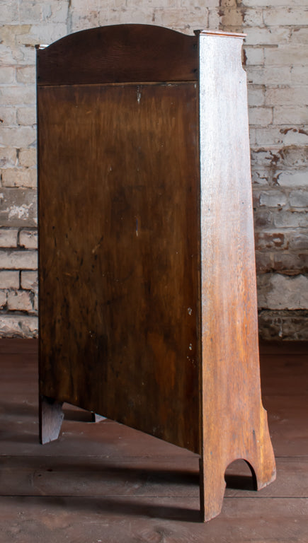 Arts & Crafts Oak Students Bureau Writing Desk