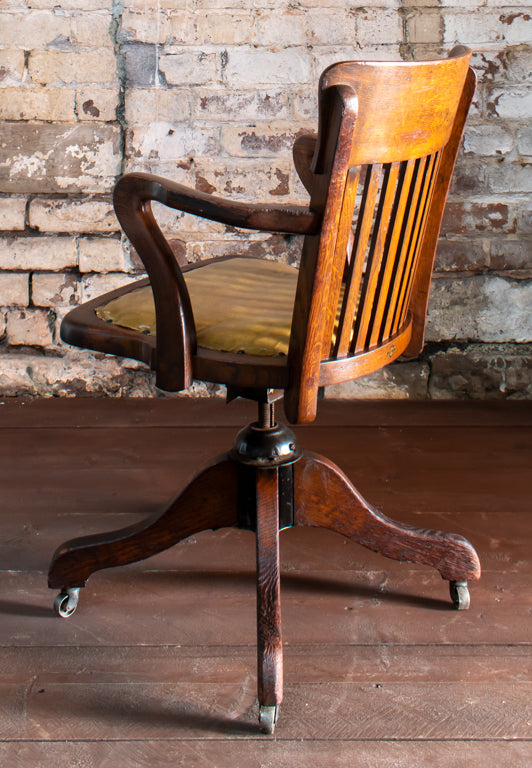 Bell Barn George V Oak Swivel Office Chair