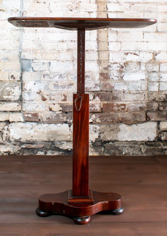 Regency/ William IV Mahogany Height Adjustable Reading Table