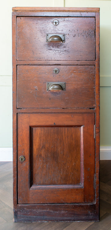 Hobbs & Co. Bankers/ Clerks Drawers Filing/ Safe Cabinet